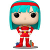 Figura Funko POP! de Bulla de Dragon Ball GT con cabello turquesa y uniforme rojo