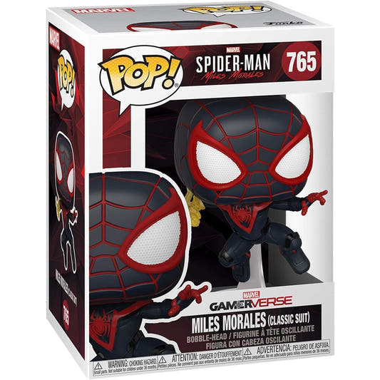 Figura Funko POP! de Miles Morales con traje Classic Suit en pose dinámica - 2