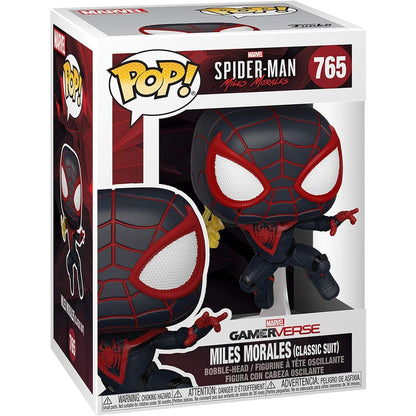 Figura Funko POP! de Miles Morales con traje Classic Suit en pose dinámica - 2