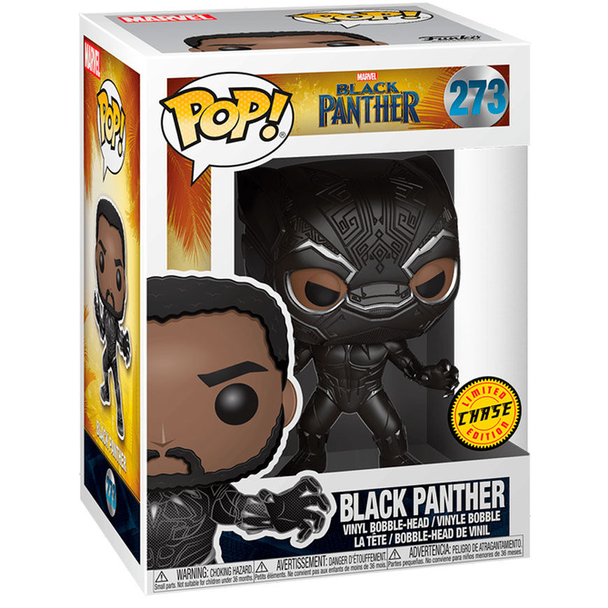 Pack Funko POP! Black Panther con figura Chase en caja - 4