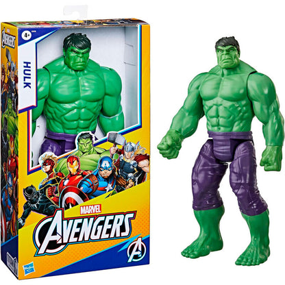 Figura articulada de Hulk Titan Hero de Marvel con pantalones morados