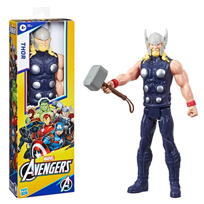 Figura articulada de Thor Titan Hero de 30 cm con casco y martillo