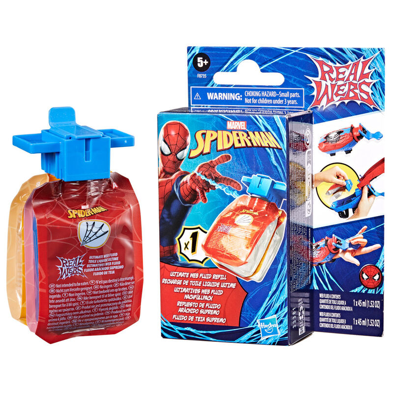 Recambio de fluido arácnido Real Webs de Spider-Man Marvel