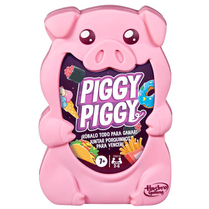 Juego de cartas Hasbro Piggy Piggy con cerdito rosa