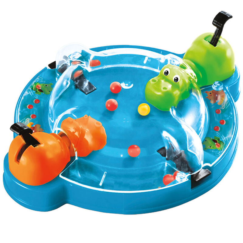 Juego Hasbro Tragabolas Grab & Go con dos hipopótamos - 2