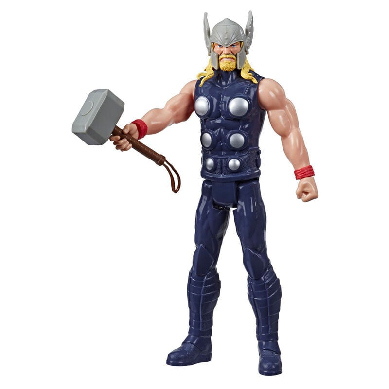 Figura articulada de Thor Titan Hero de 30 cm con casco y martillo - 2