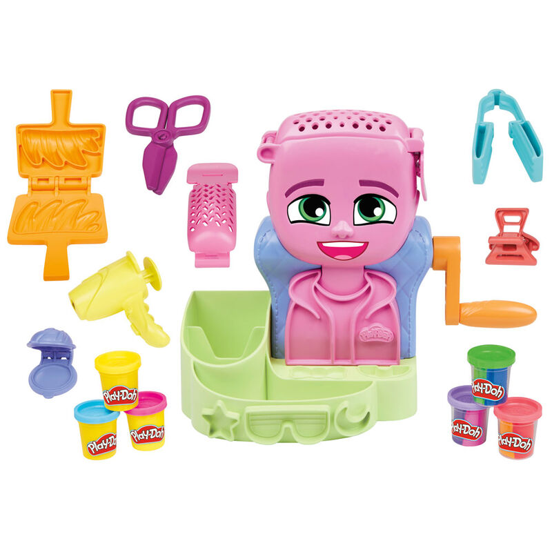 Set Play-Doh Peluquería con Estilo con cabeza de peinados y herramientas - 2