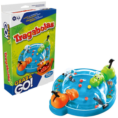 Juego Hasbro Tragabolas Grab & Go con dos hipopótamos - 3