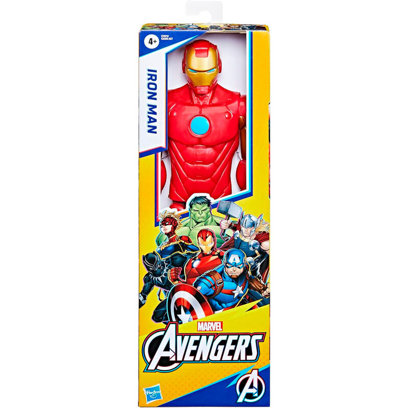 Figura articulada de Iron Man Titan Hero de 30 cm en rojo y dorado - 3