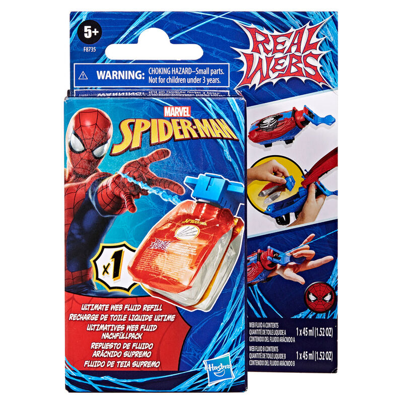 Recambio de fluido arácnido Real Webs de Spider-Man Marvel - 3