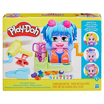 Set Play-Doh Peluquería con Estilo con cabeza de peinados y herramientas - 3