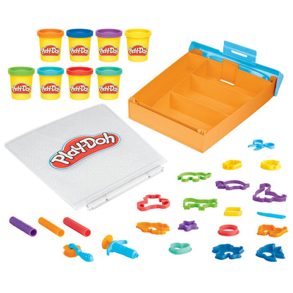 Set de animales Play-Doh con botes de colores, moldes, herramientas y estuche - 3