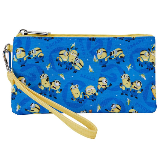 Cartera azul de nylon Loungefly con estampado de Minions