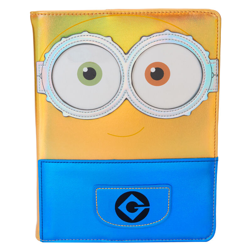 Cuaderno Loungefly de Bob Minions con gafas y panel azul