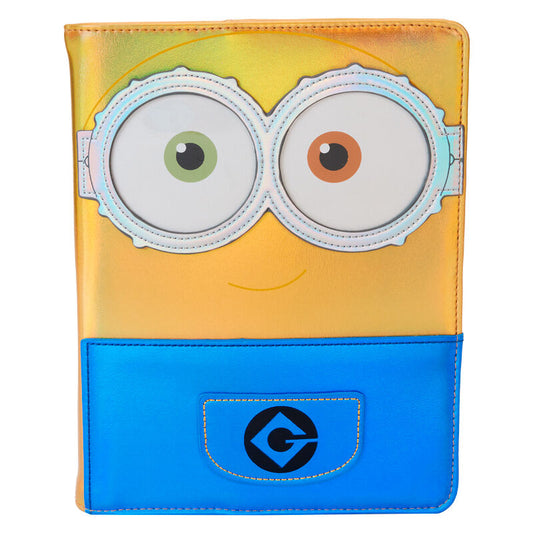 Cuaderno Loungefly de Bob Minions con gafas y panel azul
