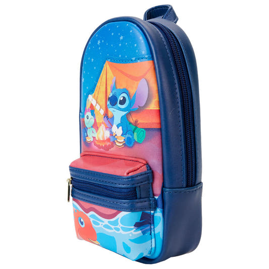 Portatodo Stitch Camping Cuties de Disney Loungefly con diseño de acampada - 2