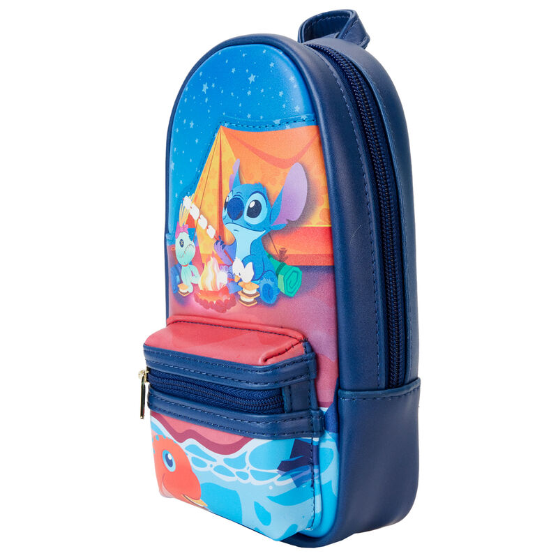 Portatodo Stitch Camping Cuties de Disney Loungefly con diseño de acampada - 2