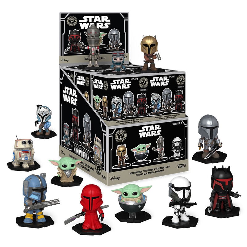 Surtido de minifiguras FUNKO Mystery Minis de Star Wars The Mandalorian