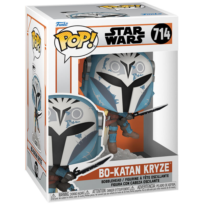 Figura Funko POP! de Bo-Katan Kryze de The Mandalorian en caja