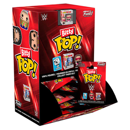 Expositor rojo de figuras Funko Bitty POP! WWE