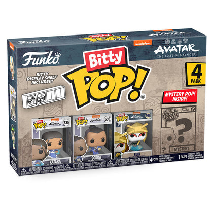Pack FUNKO Bitty Pop! de Avatar con Katara, Sokka, Suki y figura misteriosa - 2