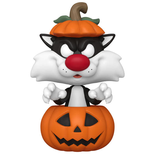 Figura Funko POP! de Sylvester de Looney Tunes con diseño de calabaza - 2