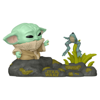 Figura Funko POP Deluxe de Grogu con rana de Star Wars - 2