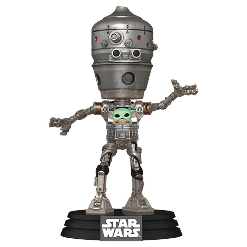Figura Funko POP Deluxe IG-12 con Grogu de Star Wars