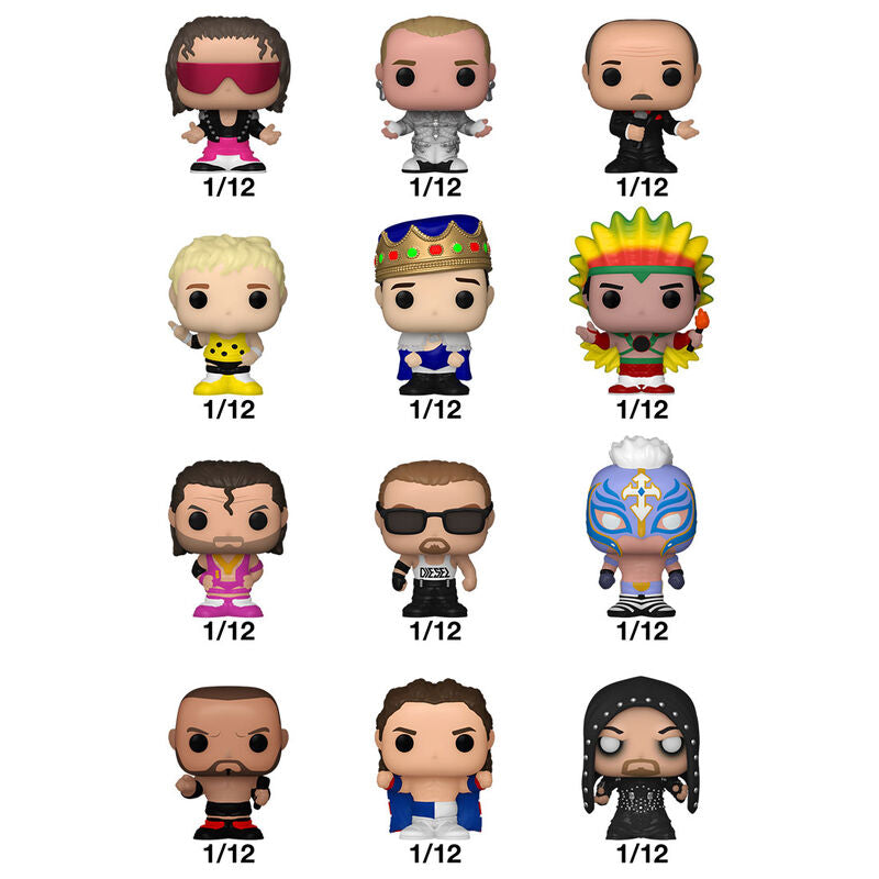 Expositor rojo de figuras Funko Bitty POP! WWE - 2