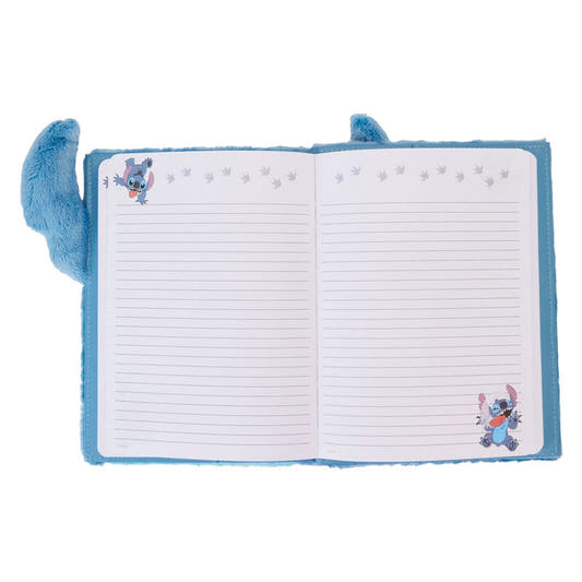 Cuaderno de peluche Stitch Disney Loungefly azul - 3