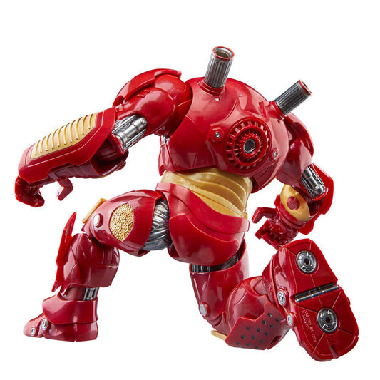 Figura Hulkbuster Marvel articulada en rojo y dorado - 6