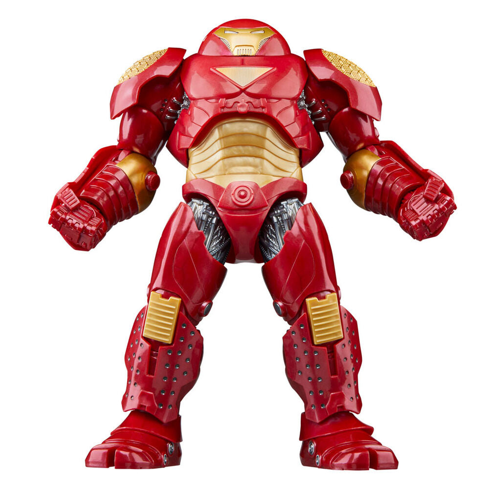 Figura Hulkbuster Marvel articulada en rojo y dorado - 4