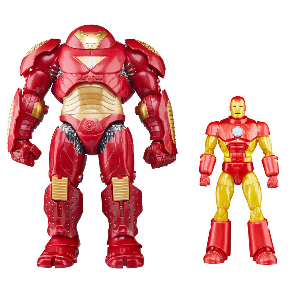 Figura Hulkbuster Marvel articulada en rojo y dorado - 11