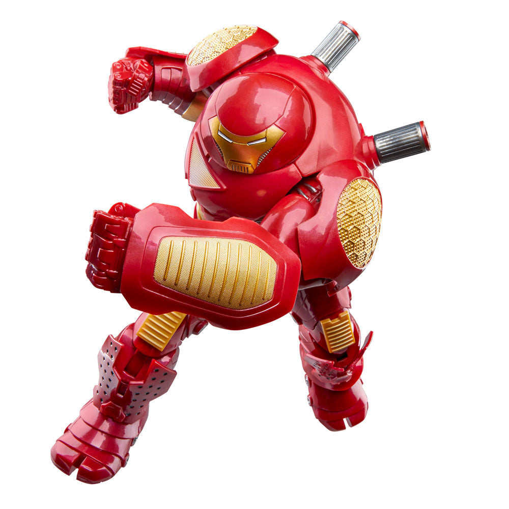 Figura Hulkbuster Marvel articulada en rojo y dorado - 7
