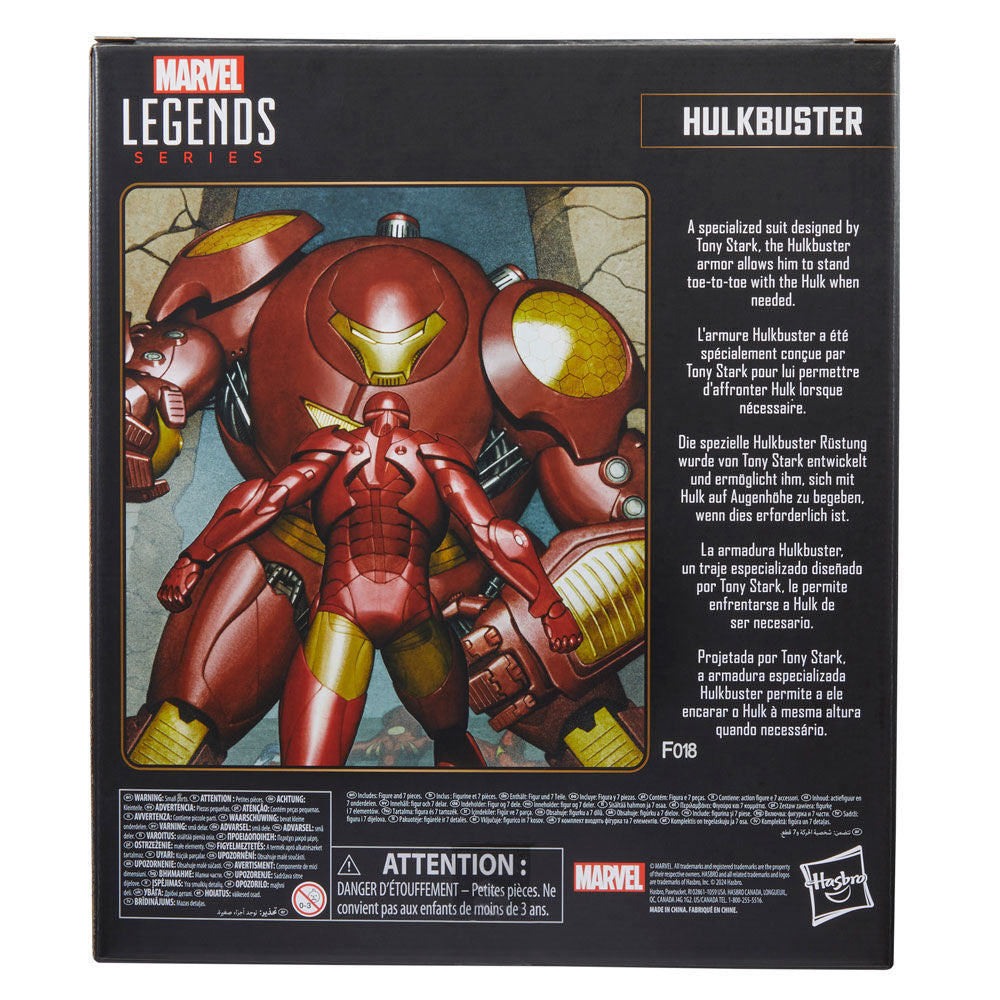 Figura Hulkbuster Marvel articulada en rojo y dorado - 12