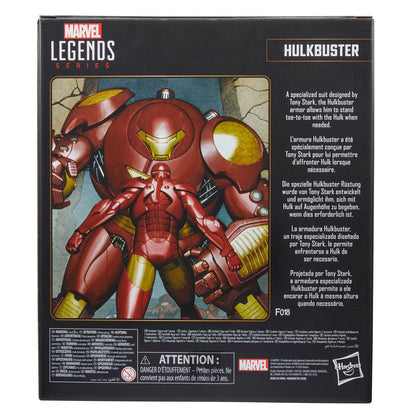 Figura Hulkbuster Marvel articulada en rojo y dorado - 12