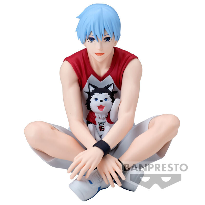Figura Banpresto de Tetsuya Kuroko sentado junto a Tetsuya