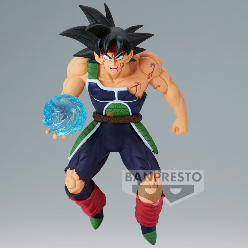 Figura de Bardock de Dragon Ball Z con efecto de energía azul - 2