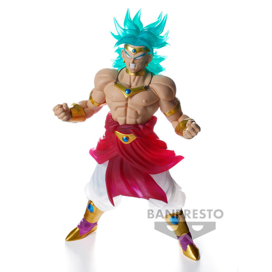 Figura de Broly Super Saiyan de Dragon Ball Z con cabello turquesa y faldón rojo - 2
