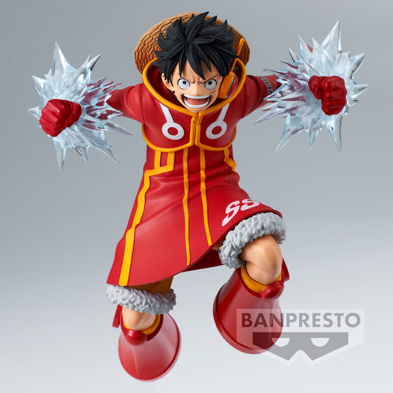 Figura de Monkey D. Luffy Battle Record de One Piece en pose de combate - 2
