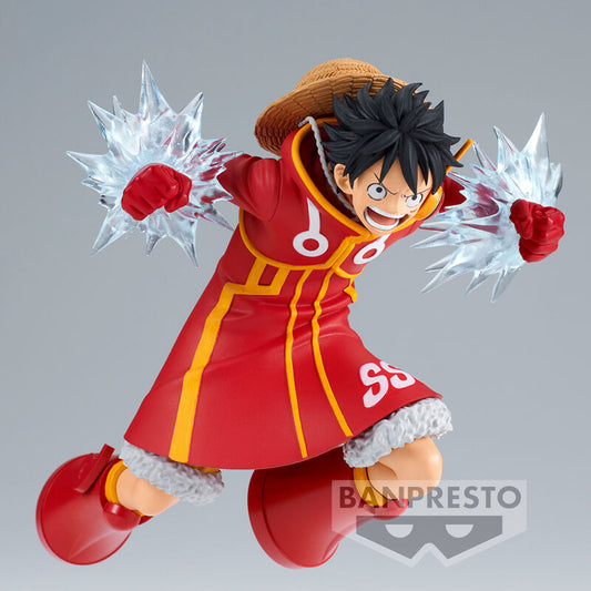 Figura de Monkey D. Luffy Battle Record de One Piece en pose de combate - 3