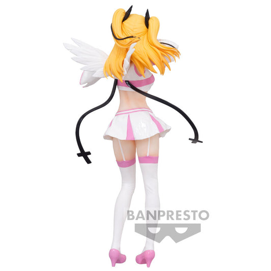 Figura Banpresto de Liliel Chaos Form con alas y vestuario blanco y rosa - 4