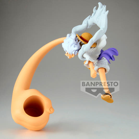 Figura de Monkey D. Luffy Gear 5 de One Piece en pose dinámica - 4