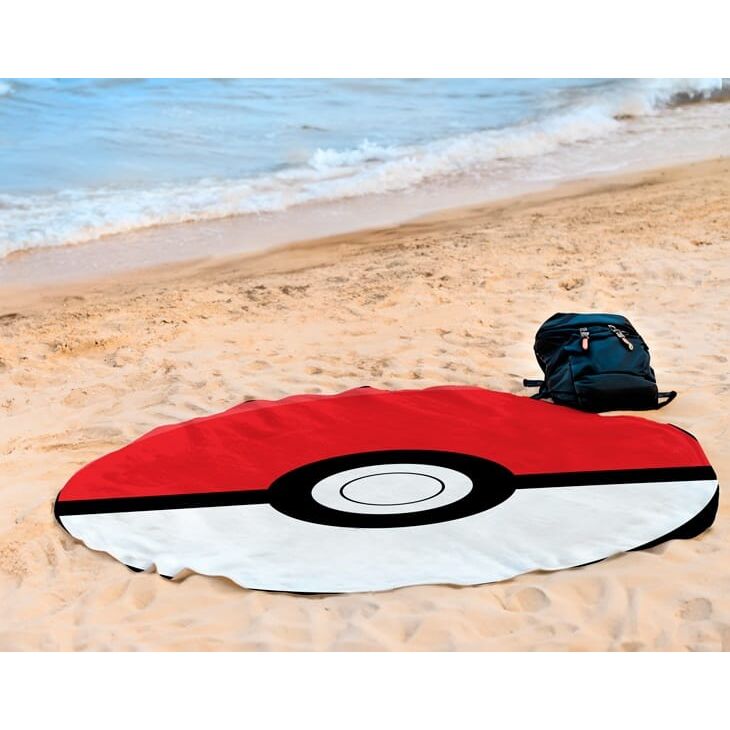 Toalla de microfibra Pokémon con diseño de Poké Ball - 2