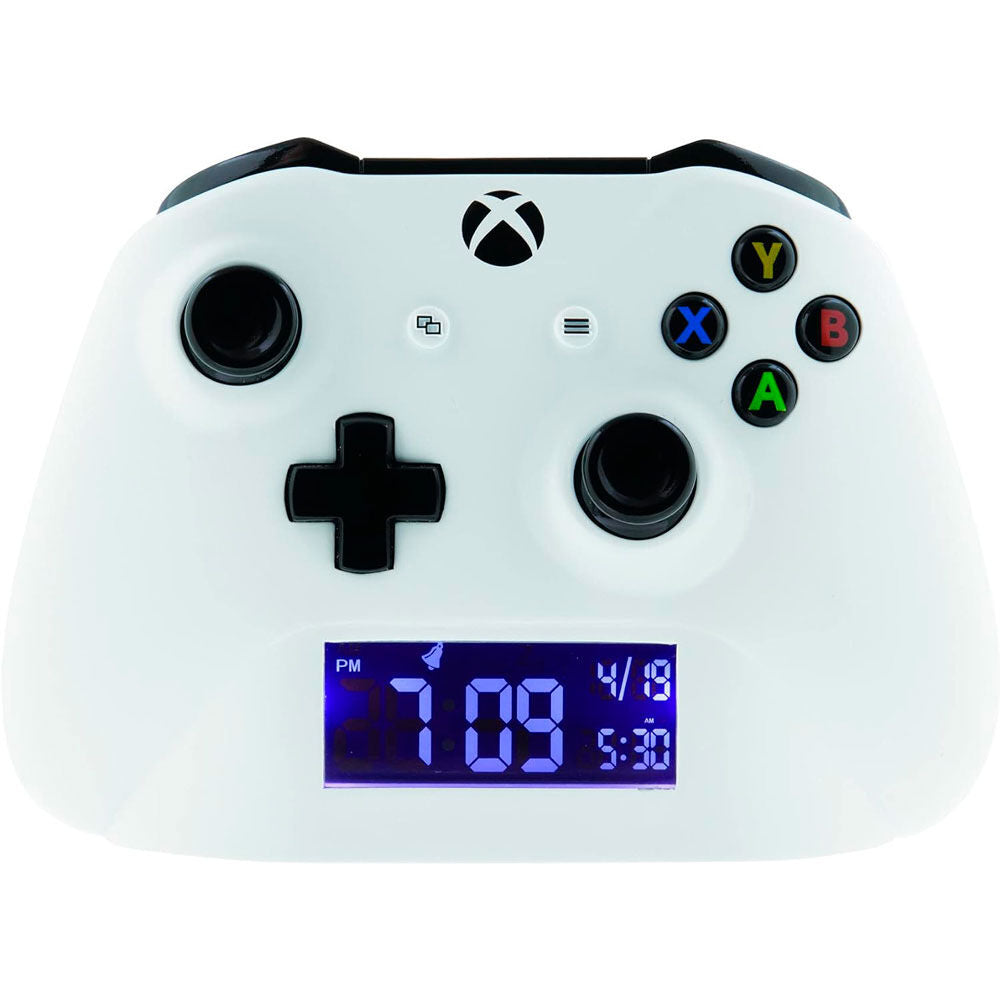 Reloj despertador digital Xbox PALADONE con diseño de mando blanco - 2