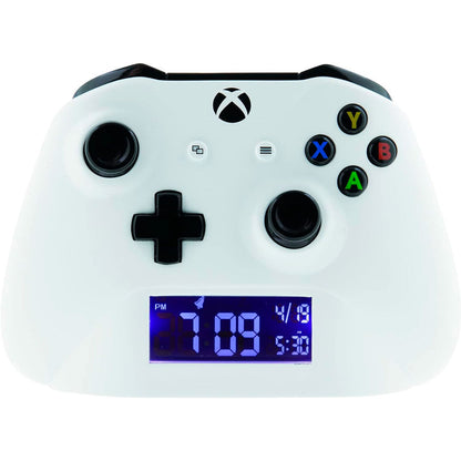 Reloj despertador digital Xbox PALADONE con diseño de mando blanco - 2