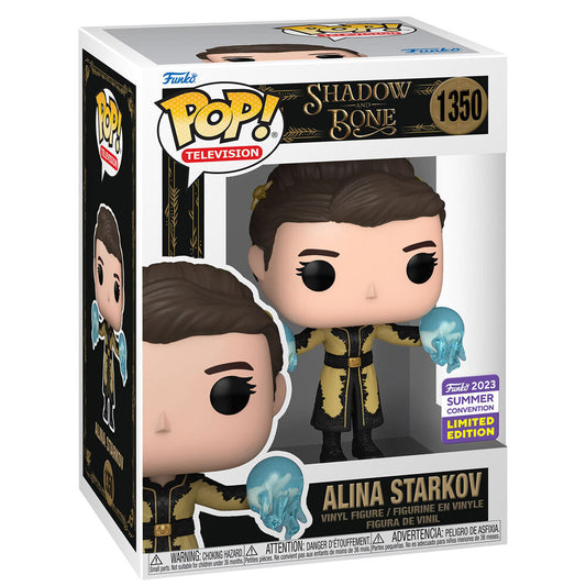 Figura Funko POP! de Alina Starkov de Shadow and Bone en su caja