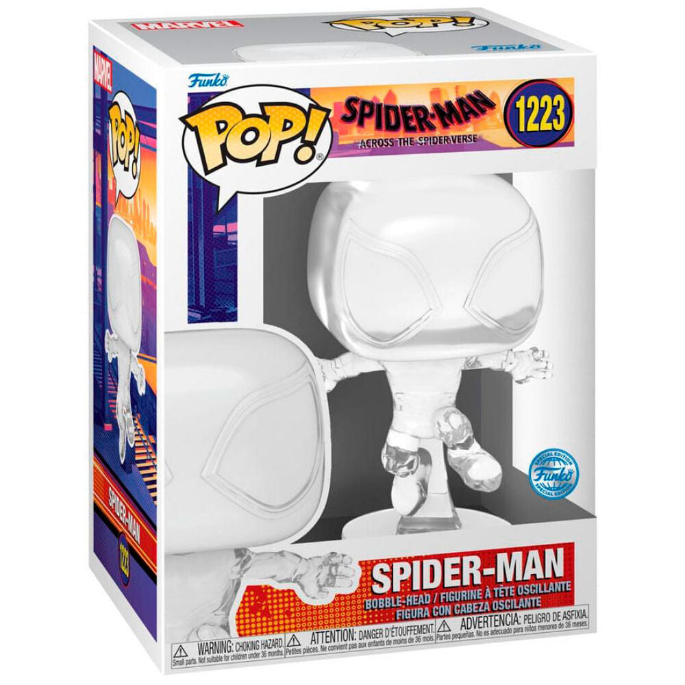 Figura Funko POP! Spider-Man Across the Spider-Verse Exclusive 1223 en caja