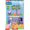 Caja con dos puzzles de Peppa Pig de 48 piezas
