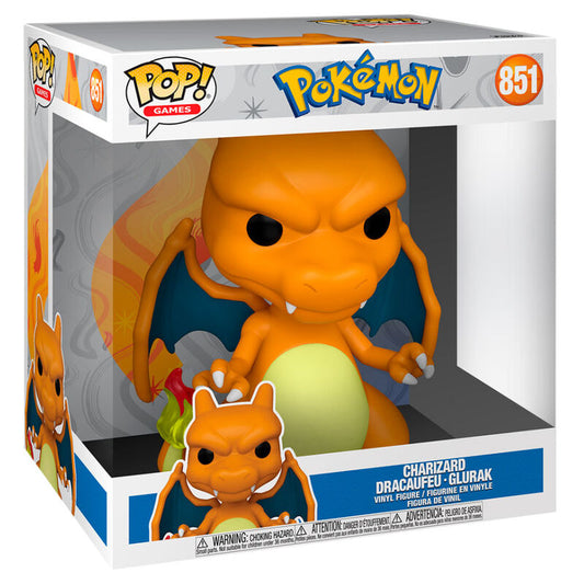 Figura FUNKO POP! Super Sized de Charizard de Pokémon en caja